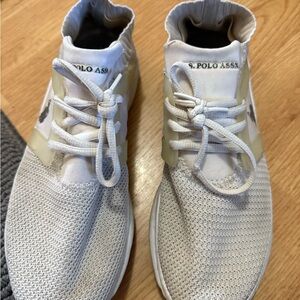 U.S. Polo Assn. Cream Knit Sneakers